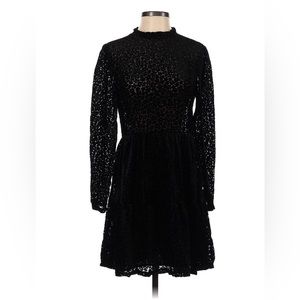 Molly Bracken Velvet Black Dress - Size M